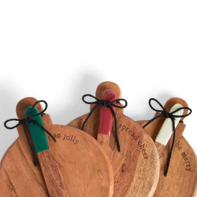 Holiday Mini Wood Serving Boards