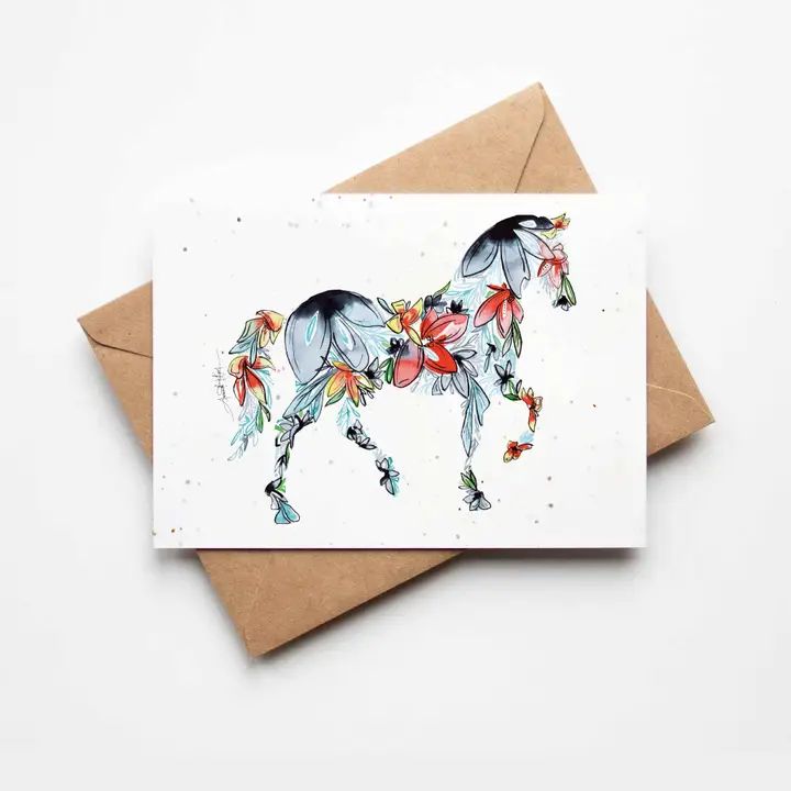 Horse Plantable Greeting Card