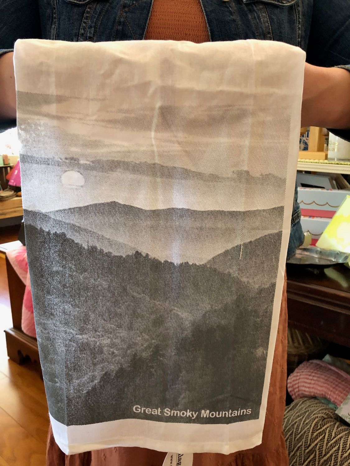 Great Smoky Mountains Scenic Tea Towel