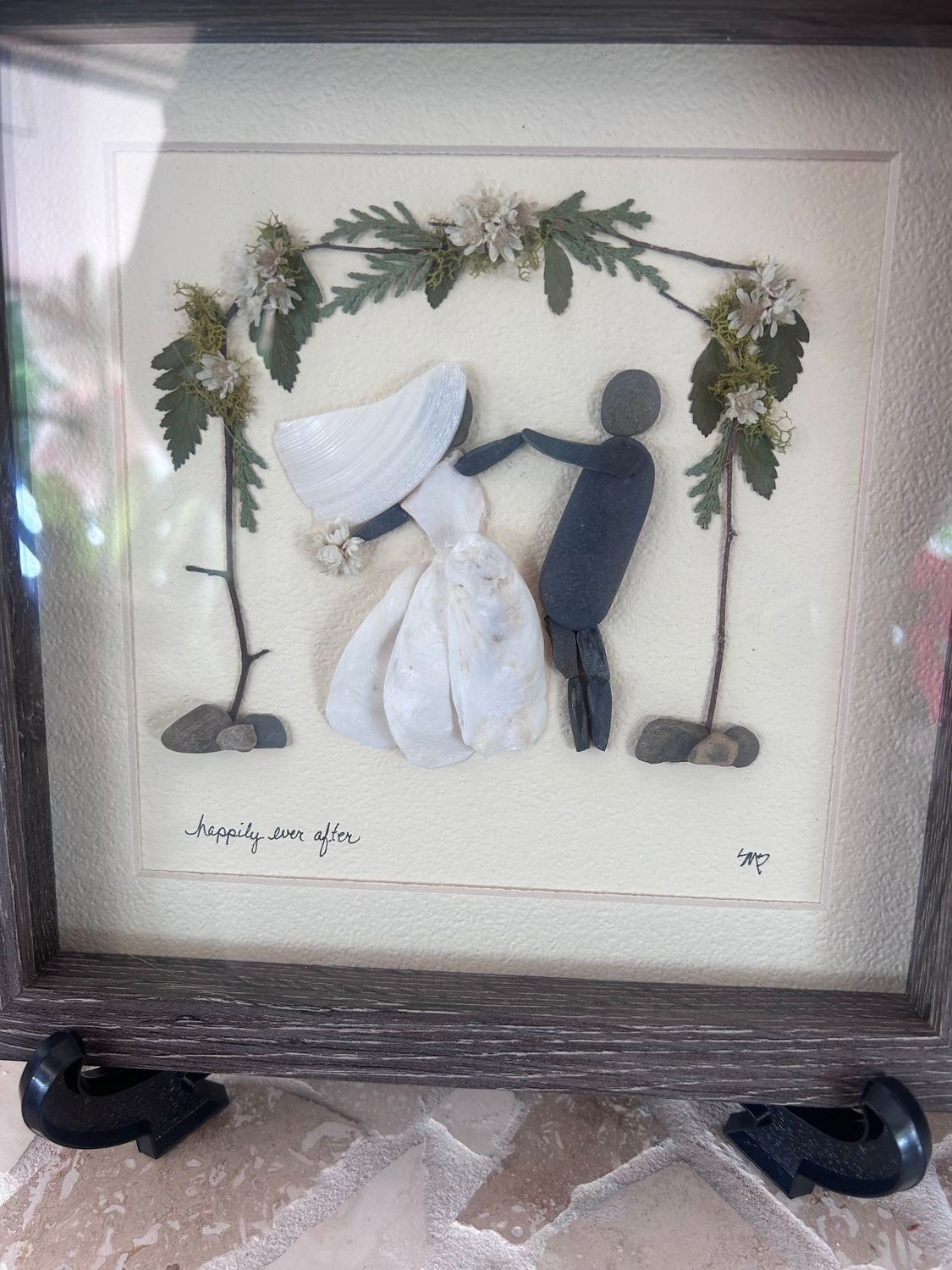 Happily Ever After Pebble Art