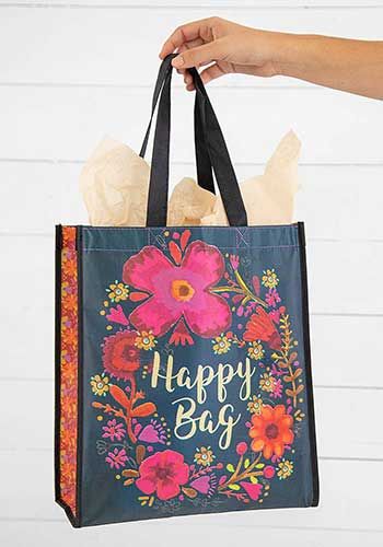 Happy Bag XL in Turquoise, Magenta, &amp; Cream