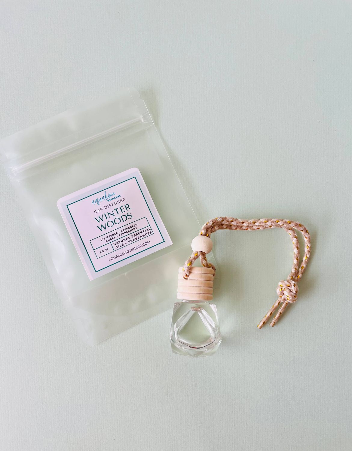 Hanging Car Diffuser| Spring Mother’s Day Gift: Winter Woods