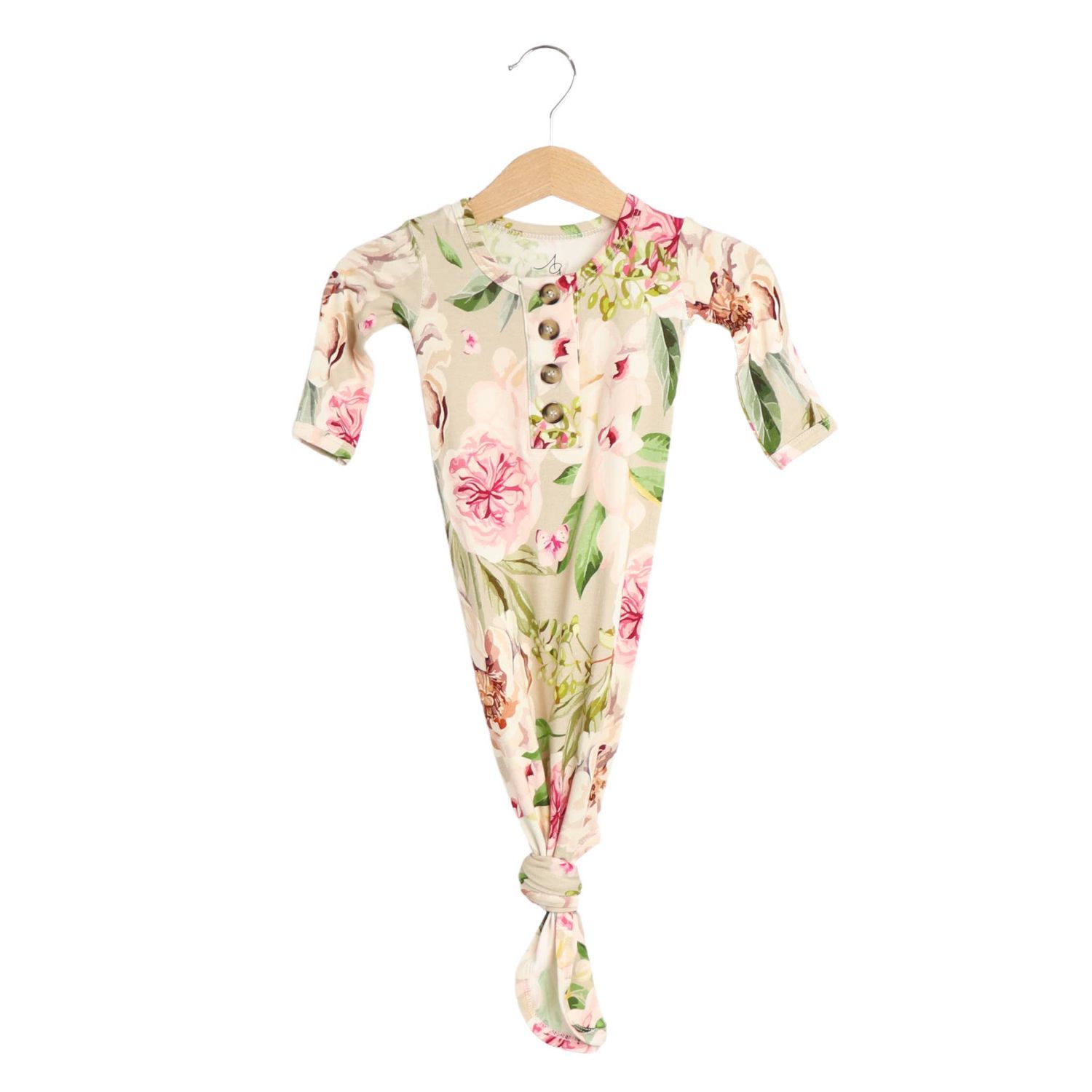 Hannah Bamboo Knot Gown and Headband