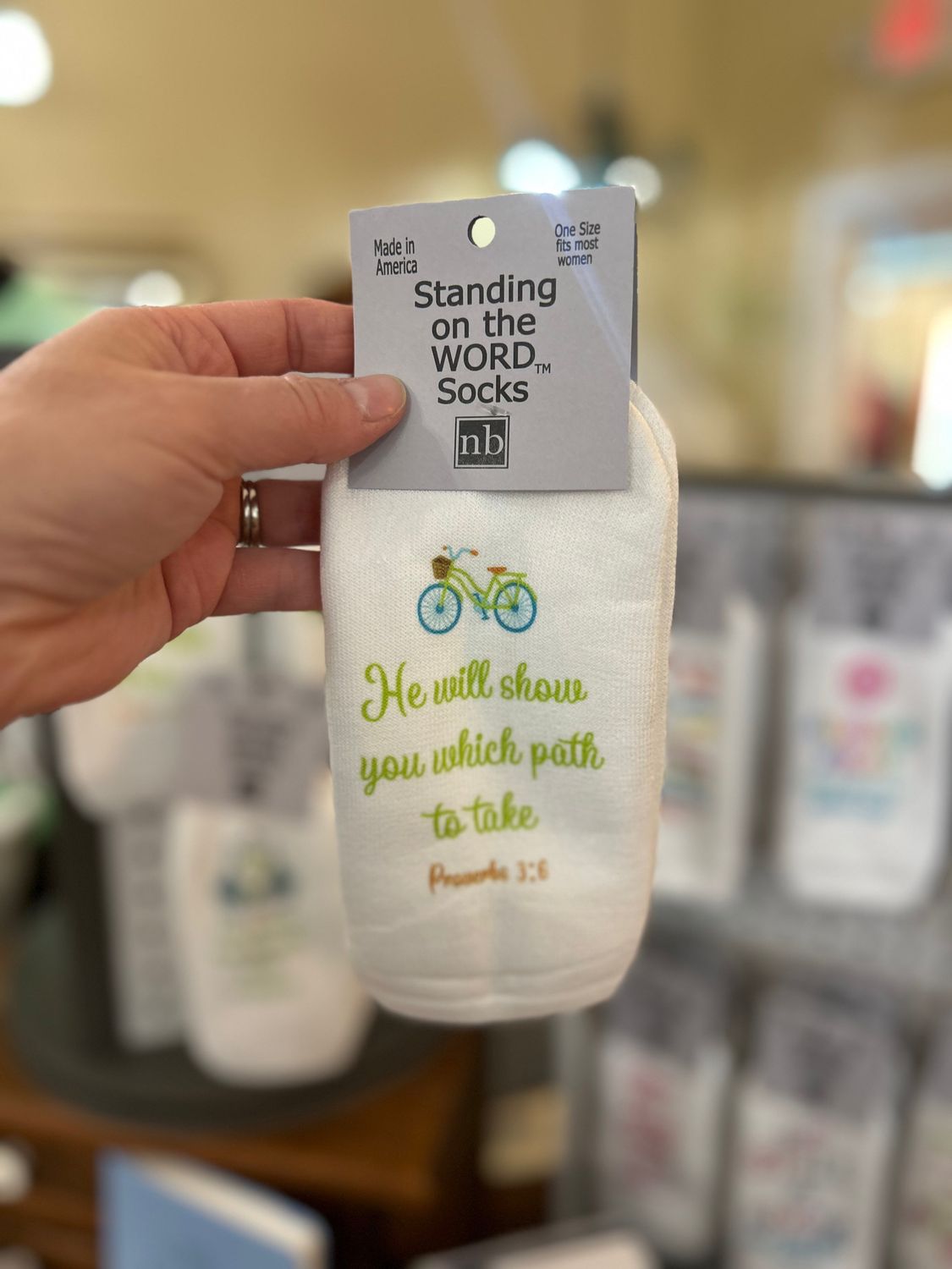 He will show you which path to take- Socks