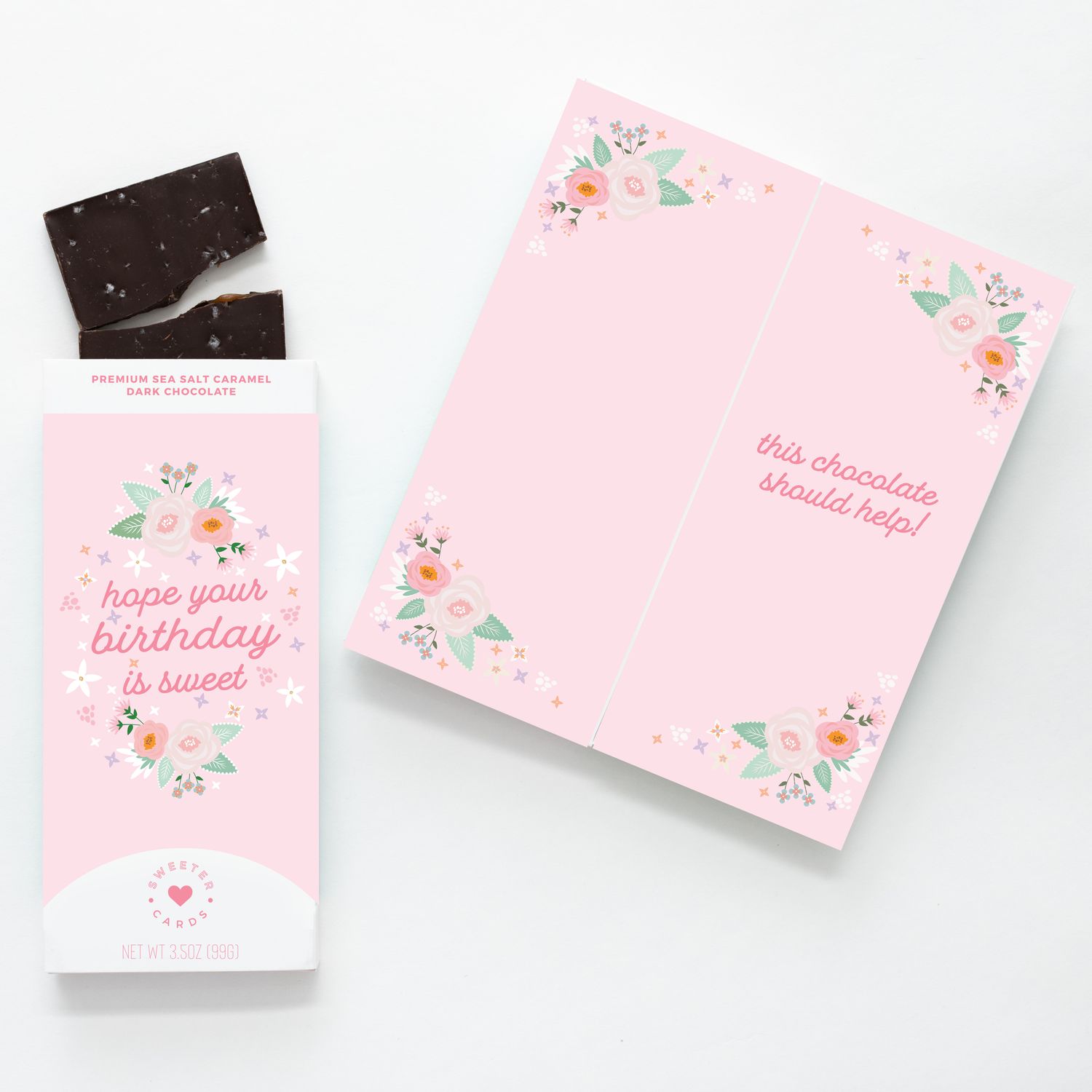 Hope Your Birthday Is Sweet - Chocolate-Filled Birthday Card