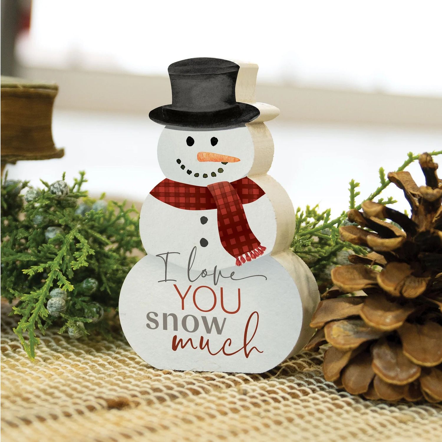 I love you snow much decor