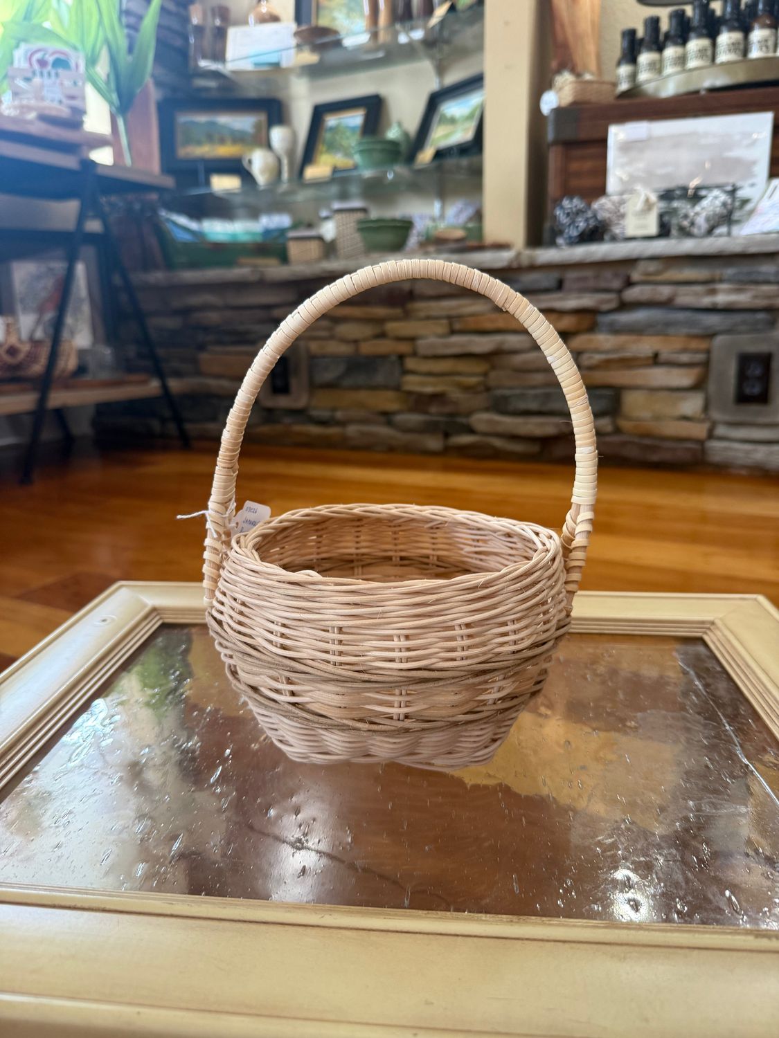 Japanese Round Reed Basket