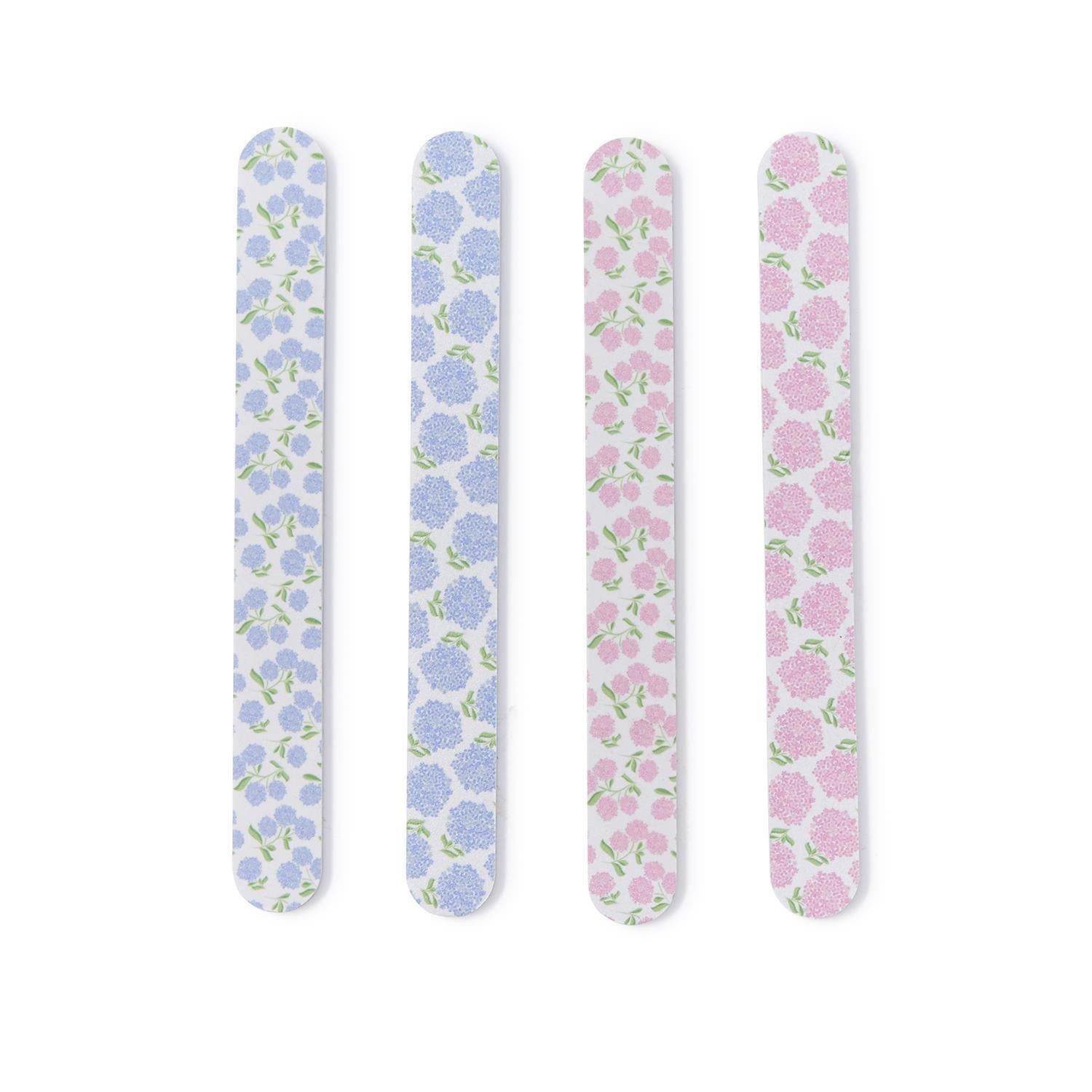 Hydrangea Print Emery Board In Blue or Pink