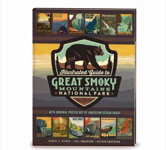 Illustrated Guide to Great Smoky Mountains National Park-soft cover coffee table book