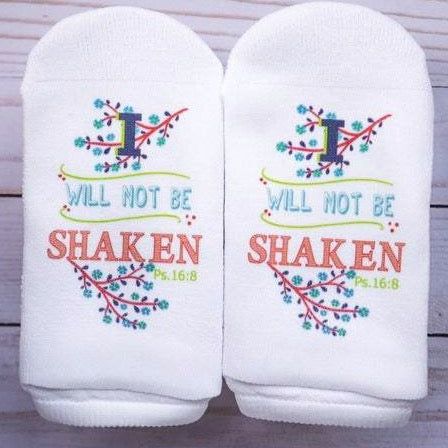 I Will Not Be Shaken- Standing on the Word Socks