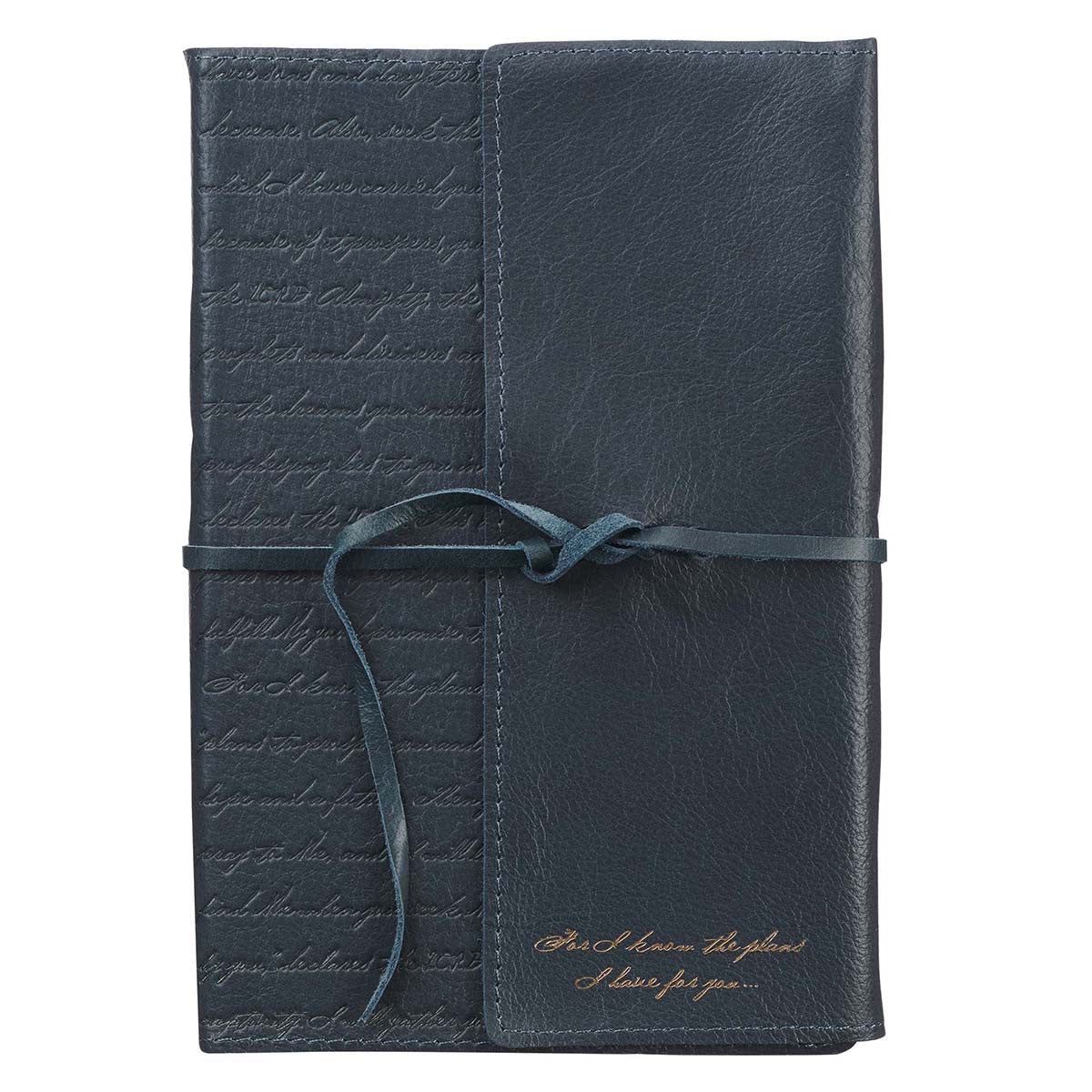 I Know the Plans Leather Journal