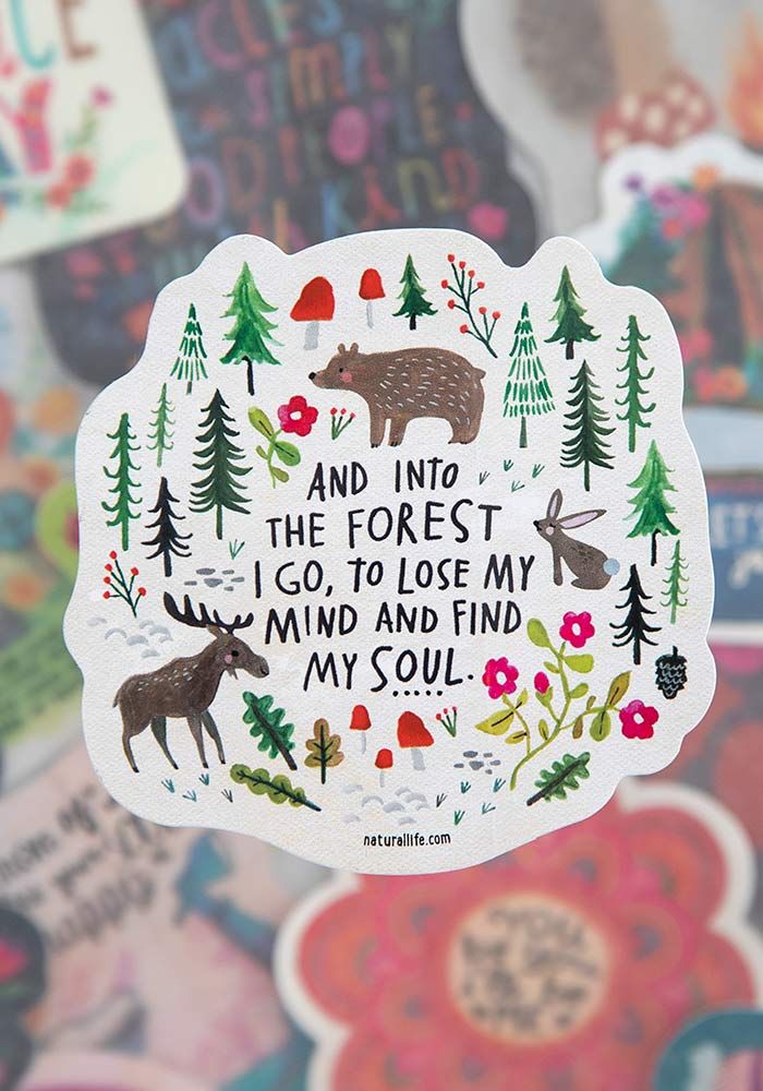 Into the Forest Vinyl Sticker
