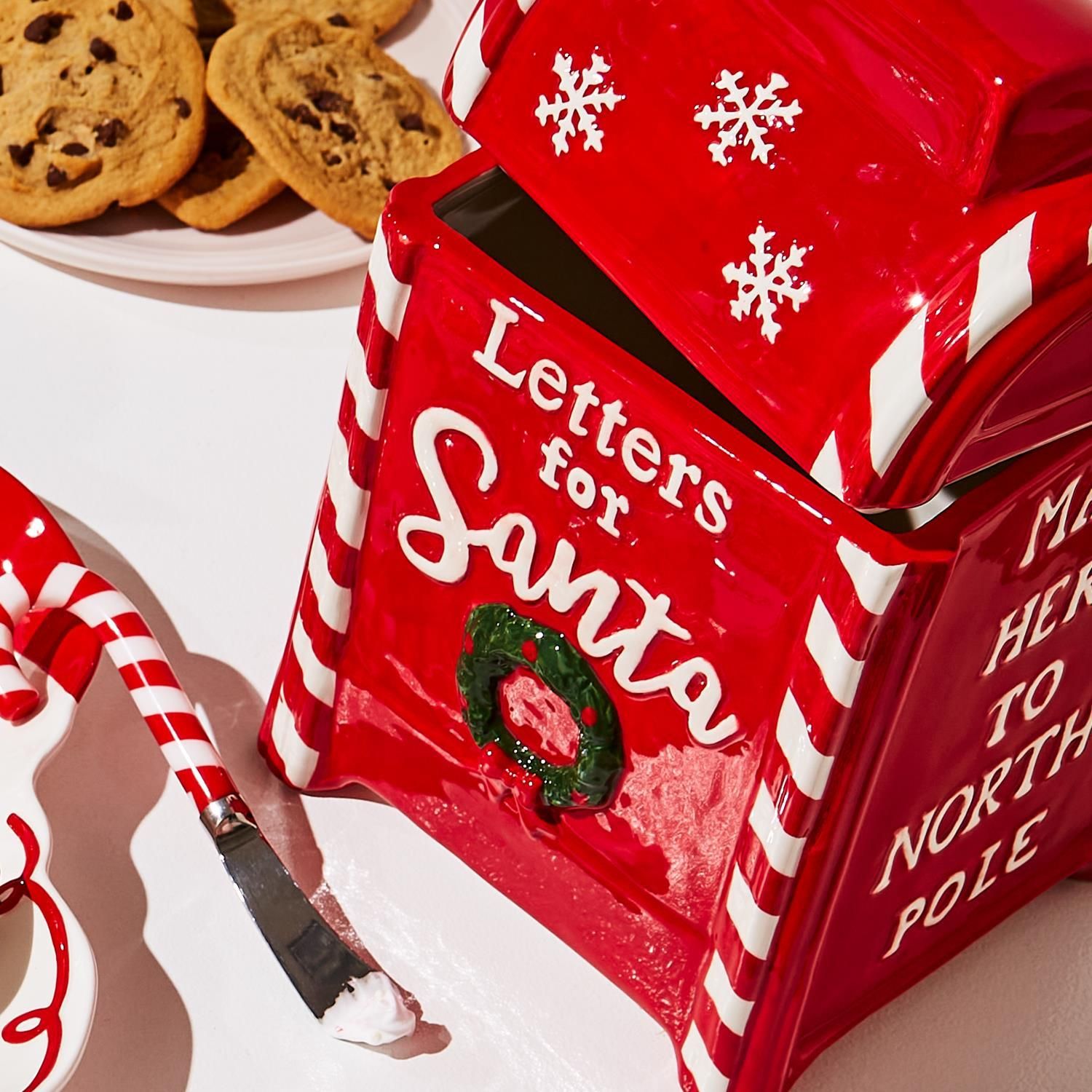 Letters to Santa Mailbox Cookie Jar
