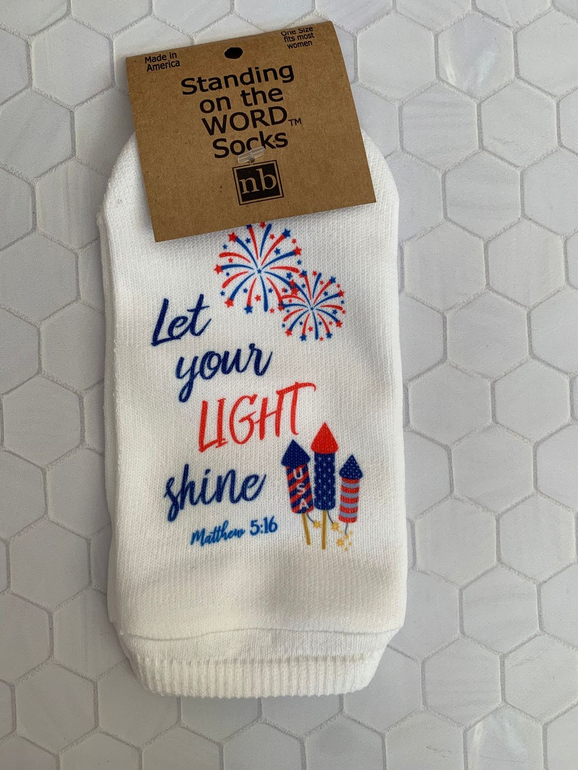 Let your Light Shine- Standing on the Word Socks