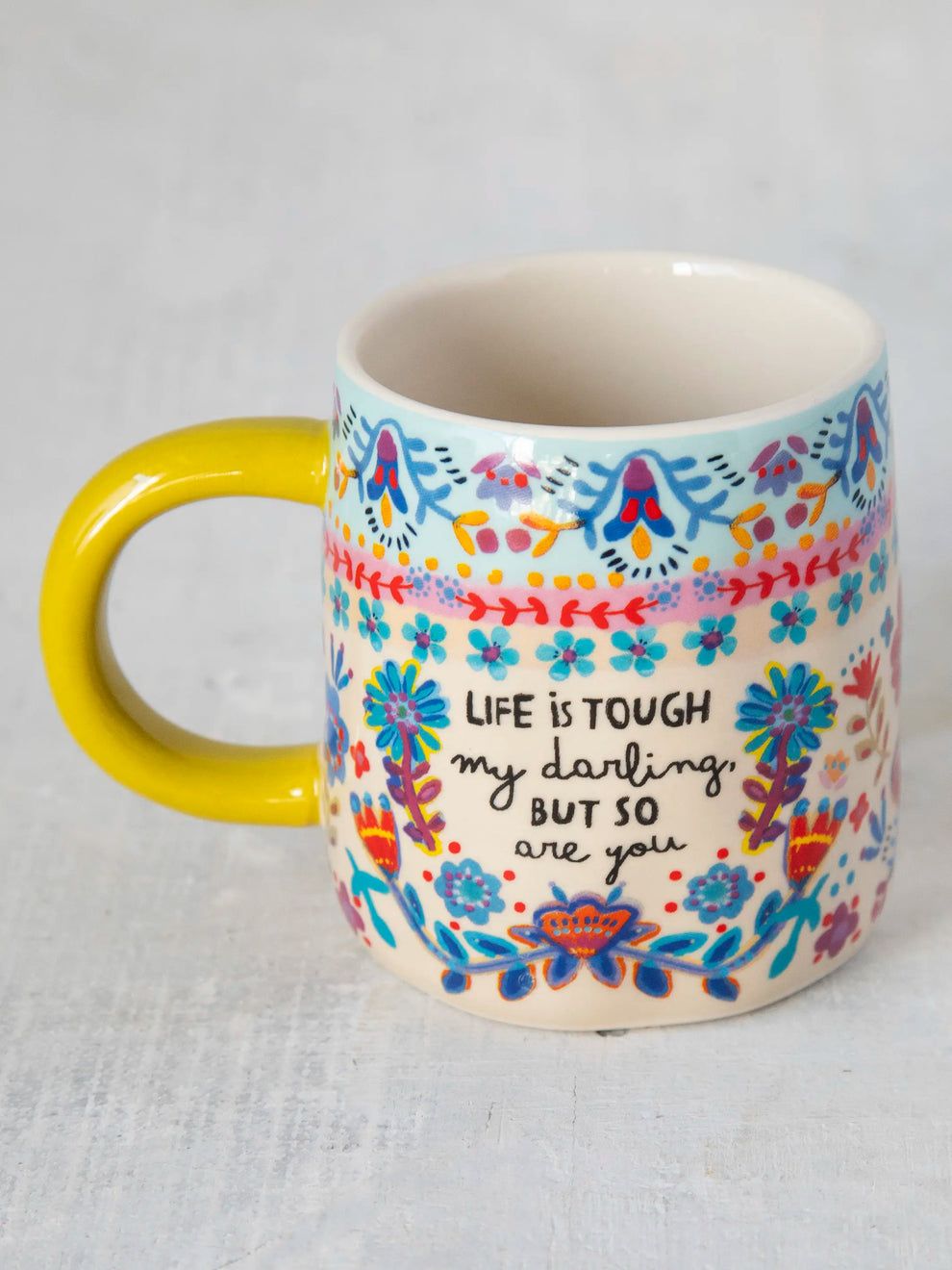 Life is tough- Stoneware Mug