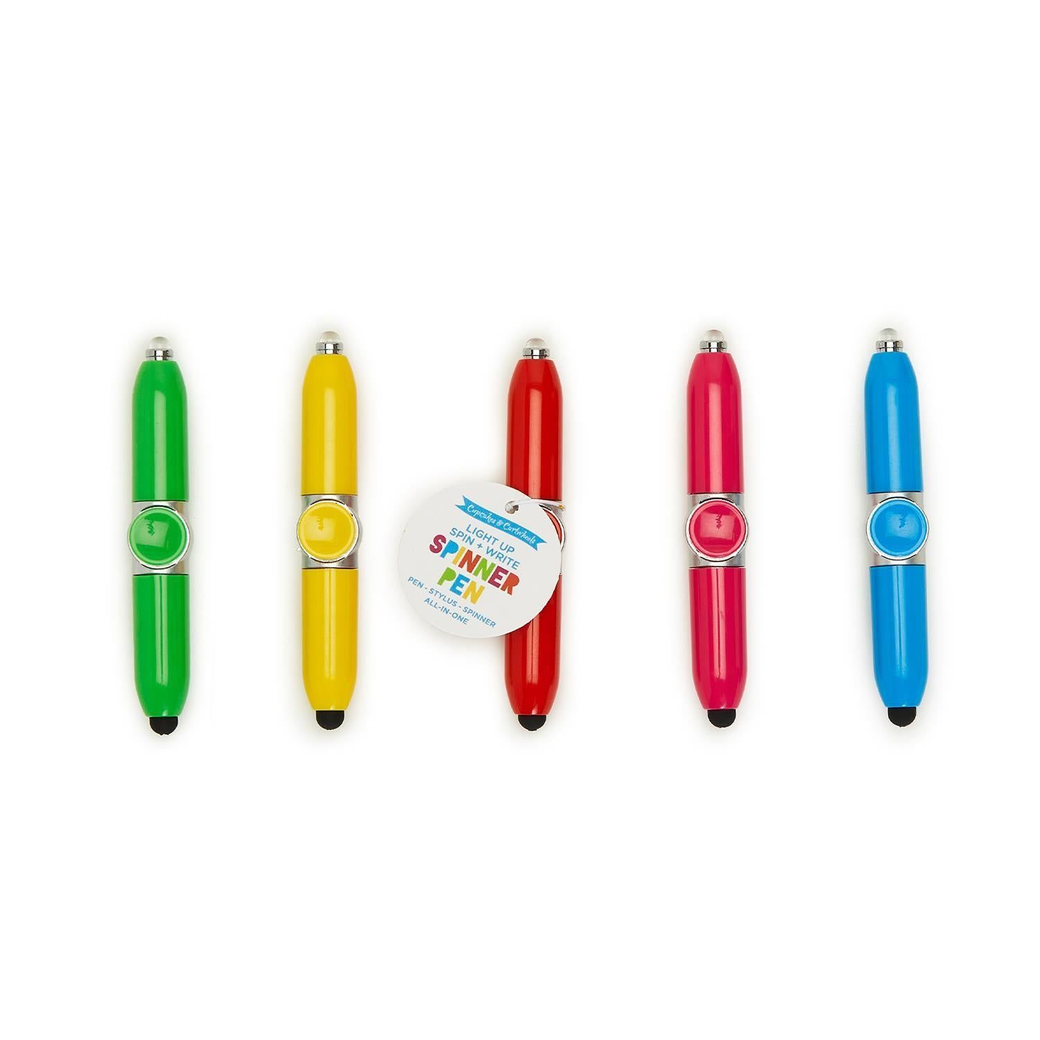 Light up Stylus Spinner Pen