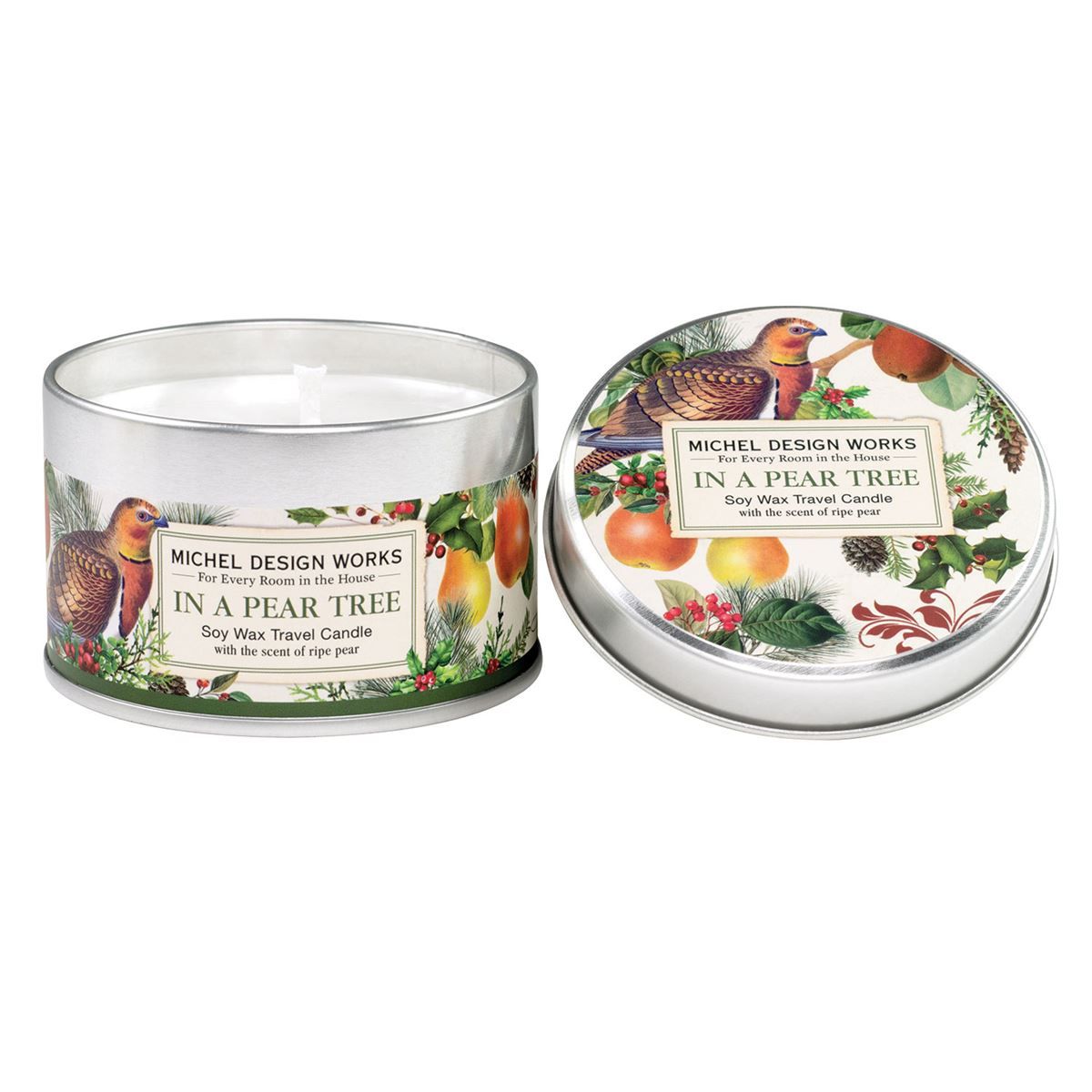 In a Pear Tree Travel Candle