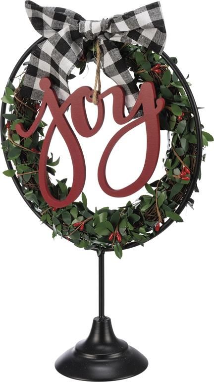 Joy Wreath Decor