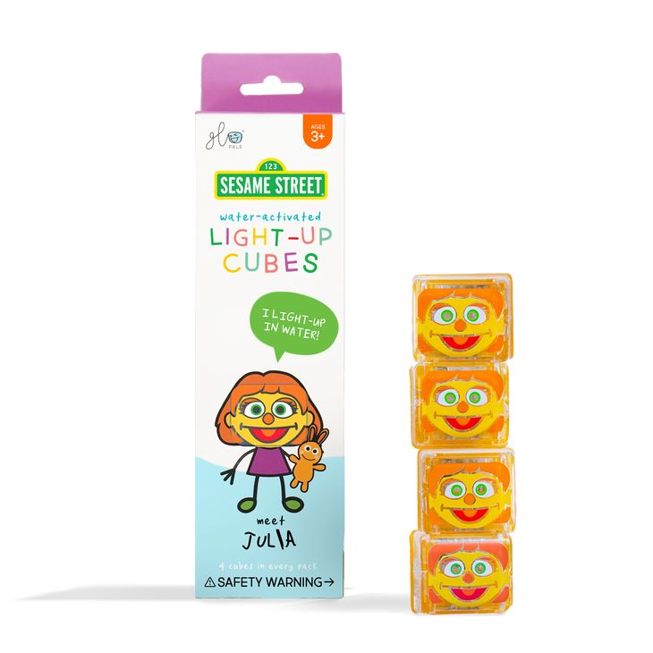 Julia- Glo Pals Light up Cubes set of 4