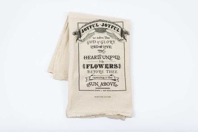 Joyful Joyful Tea Towel