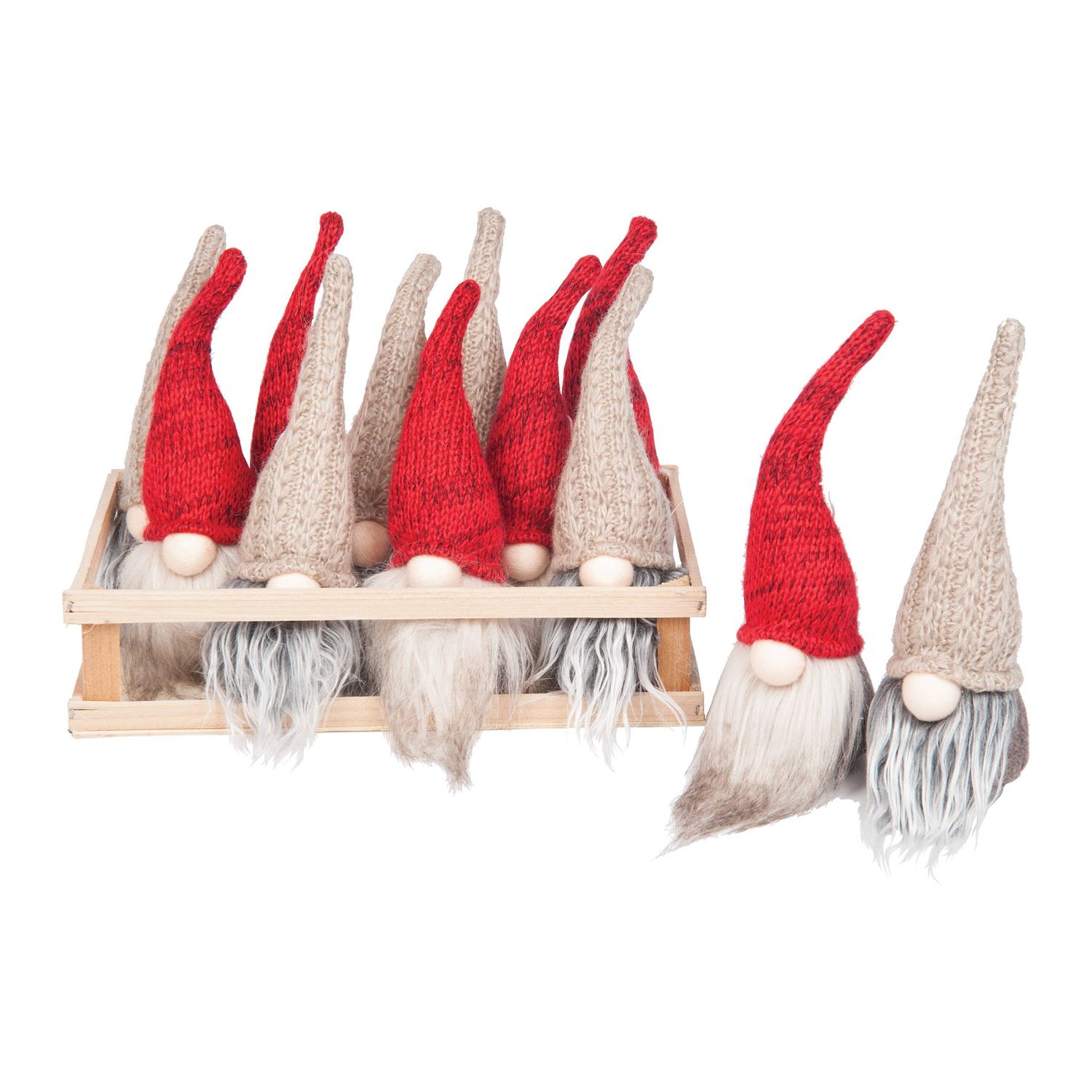 Knit Hat Gnome Ornament