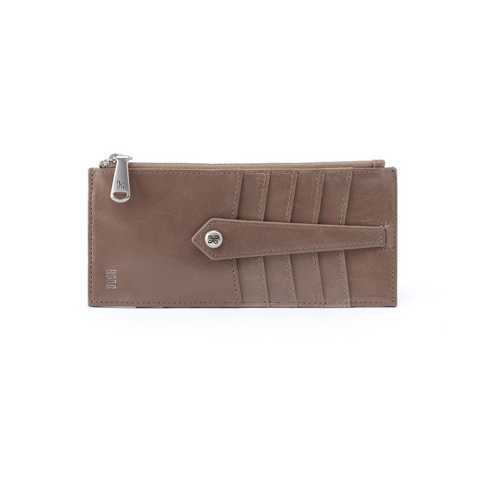 LINN- Hobo Credit Card Wallet in Gravel