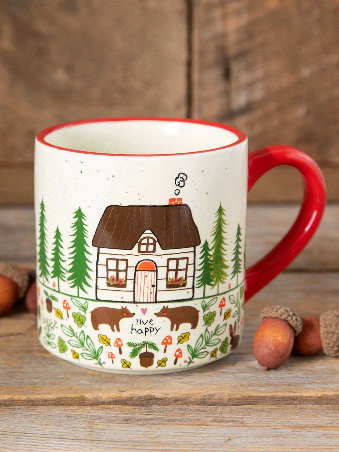 LIve happy Cottage- Bungalow Mug