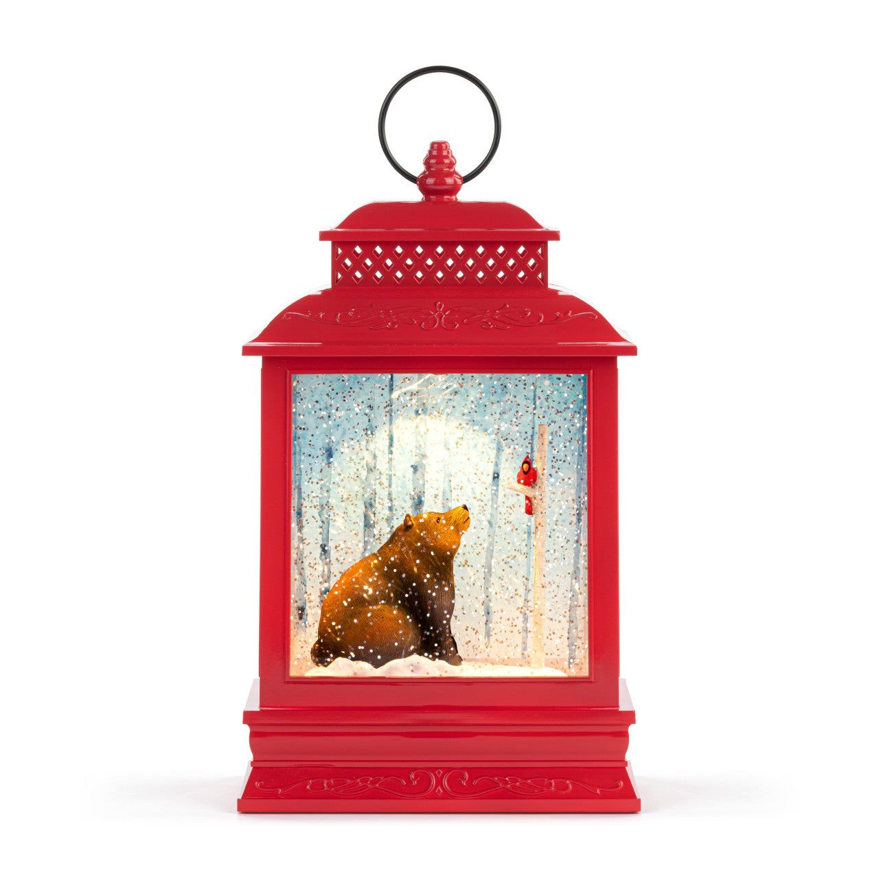 Lit Friends in the Woods Lantern
