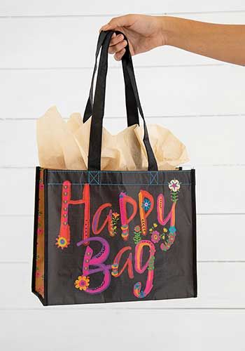 Magenta Gold Large Happy Bag