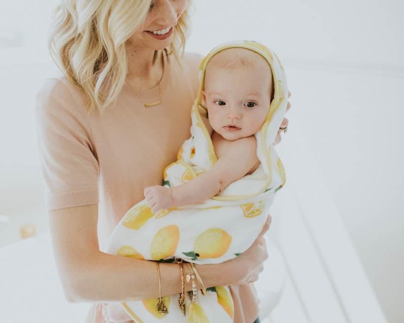 Lemon Hooded Towel &amp; Wash Cloth Set