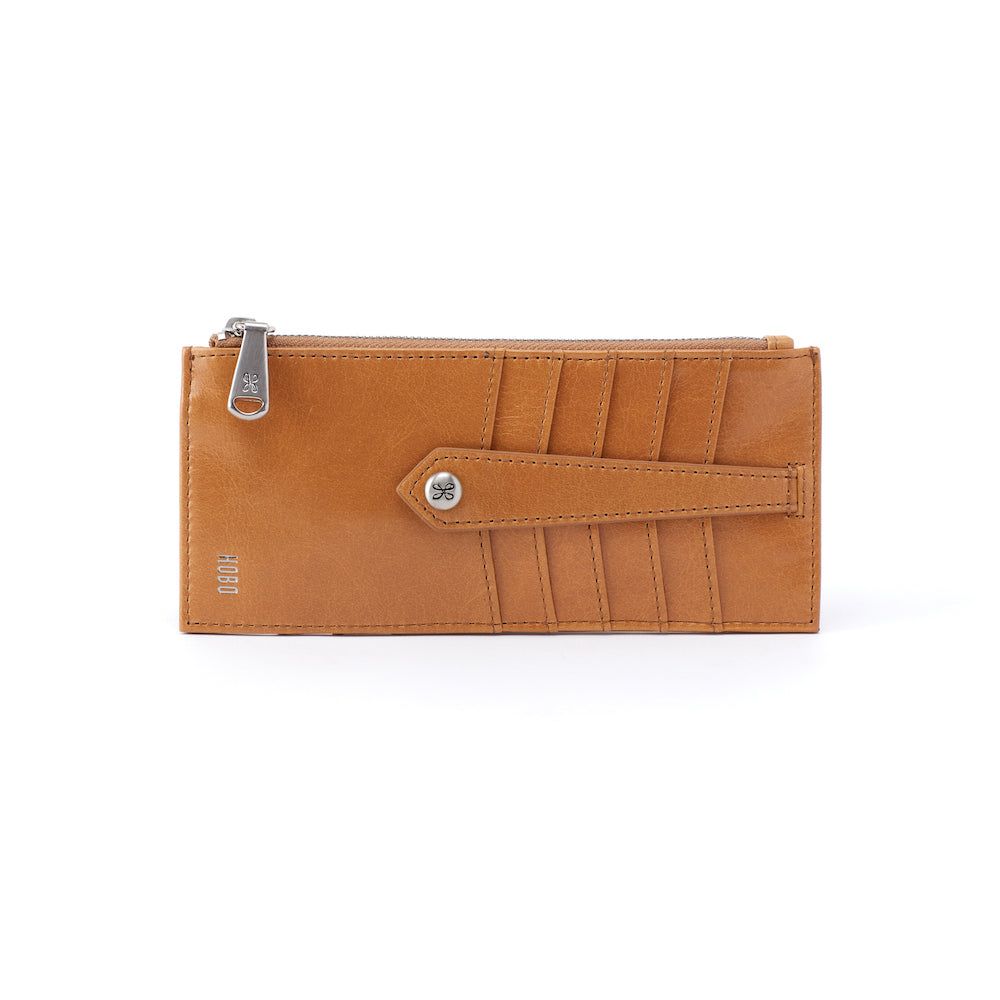 LINN- Hobo Credit Card Wallet in Honey