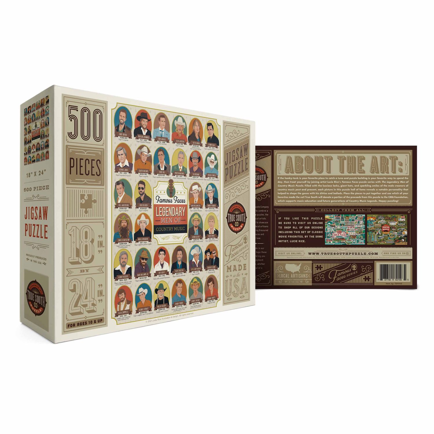 Legendary Men of Country Music Puzzle