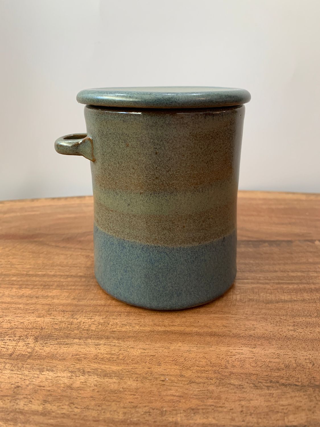 Lidded Turquoise Jar