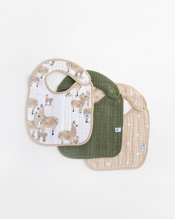 Llama Llama Cotton Muslin Classic Bib 3 Pack