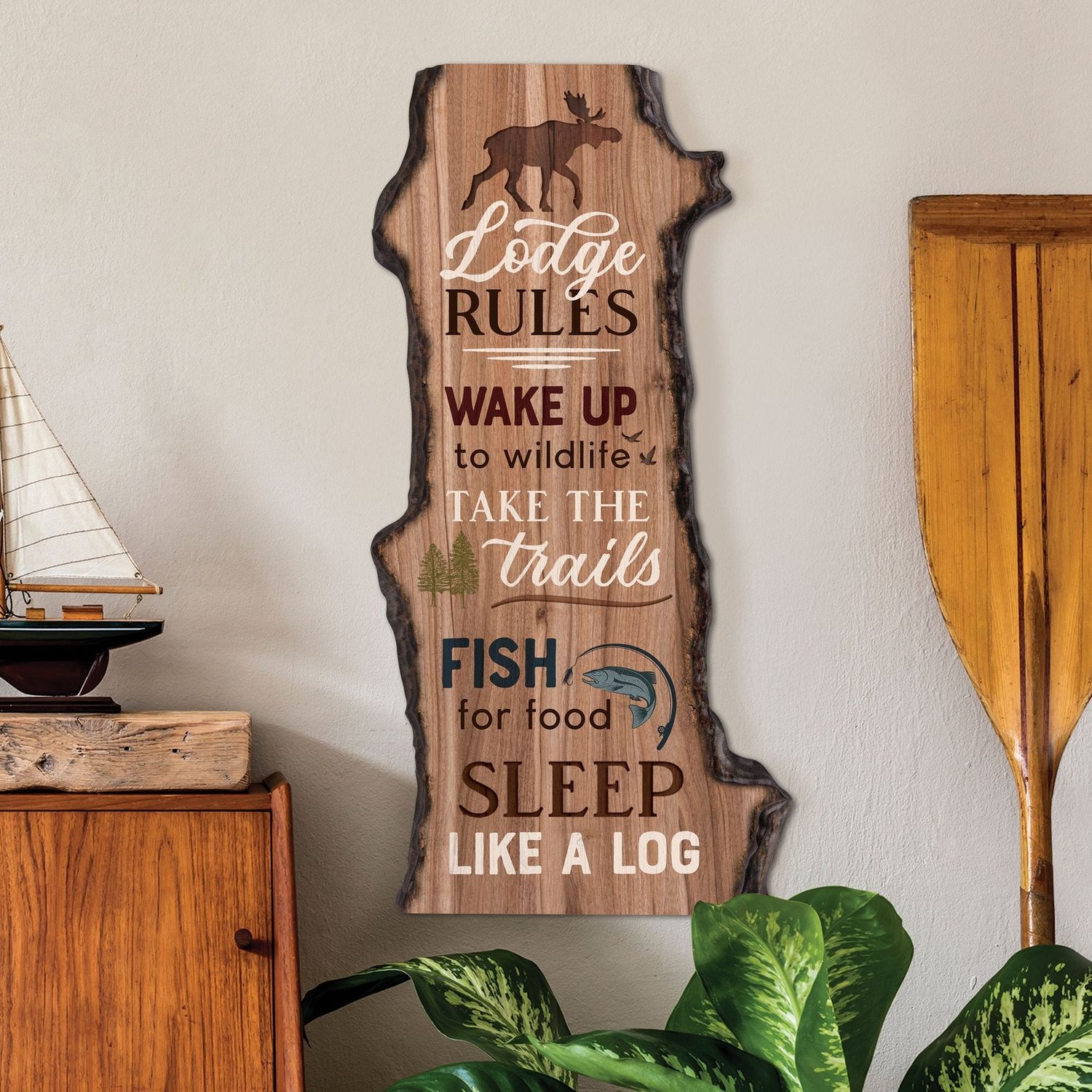 Lodge Rules Sign