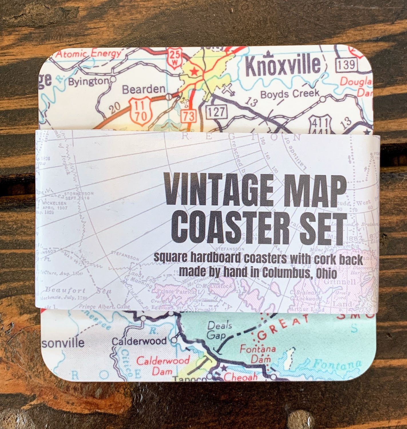 Maryville Map Coaster - Set of 4