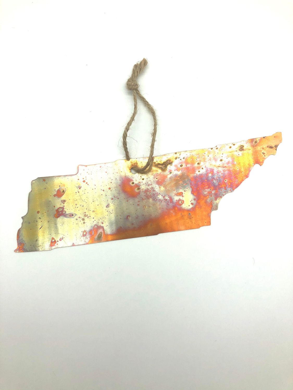 Metal State of Tennessee- Christmas Ornament