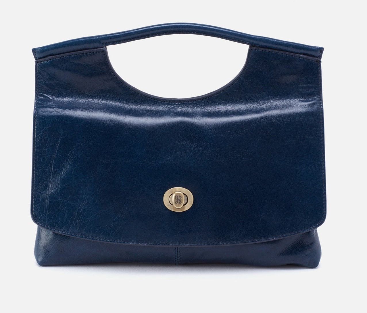 Mila Clutch in Denim