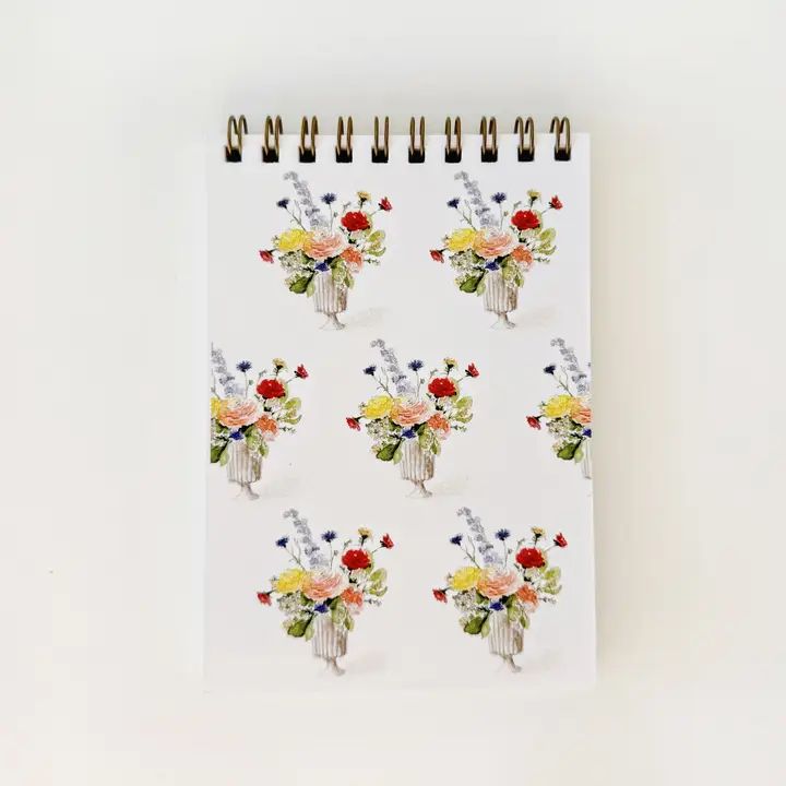 Mini Jotter Notepad - Fluted Bouquet