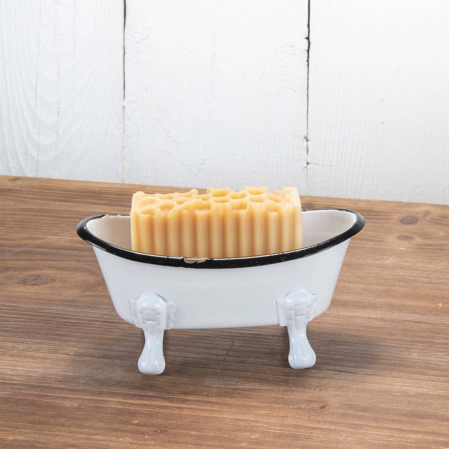 Mini Enamel Bathtub Soap Dish