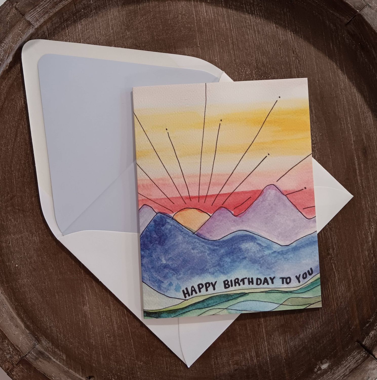 Mountain Birthday Card