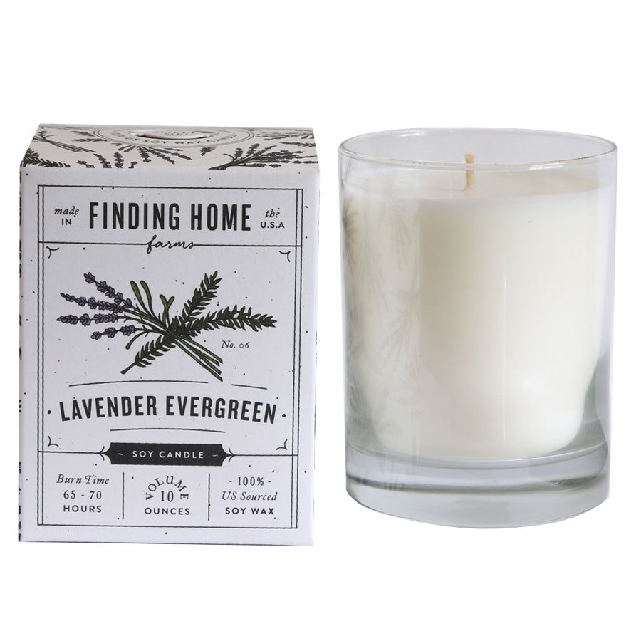 Lavender Evergreen Candle