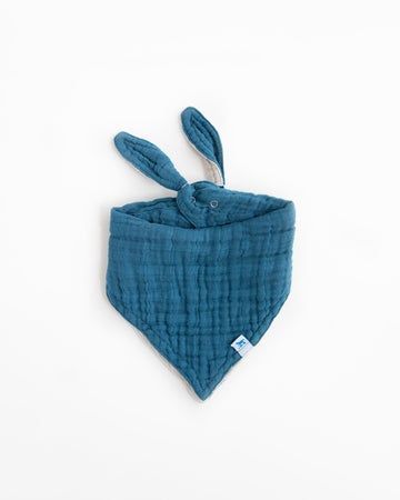 Lake Cotton Muslin Reversible Bandana Bib