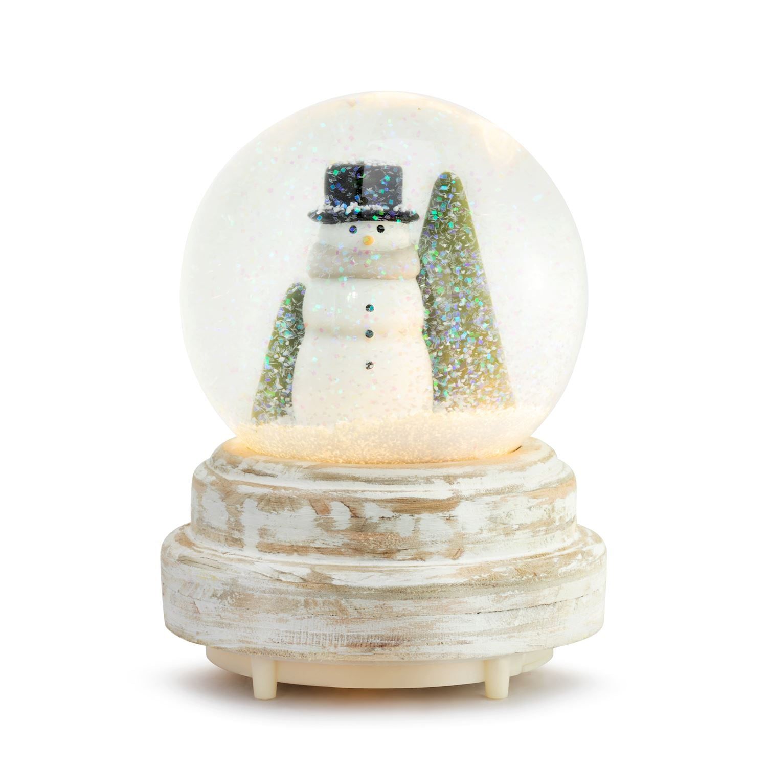 Lit Musical Snow Day Snowman Snow Globe