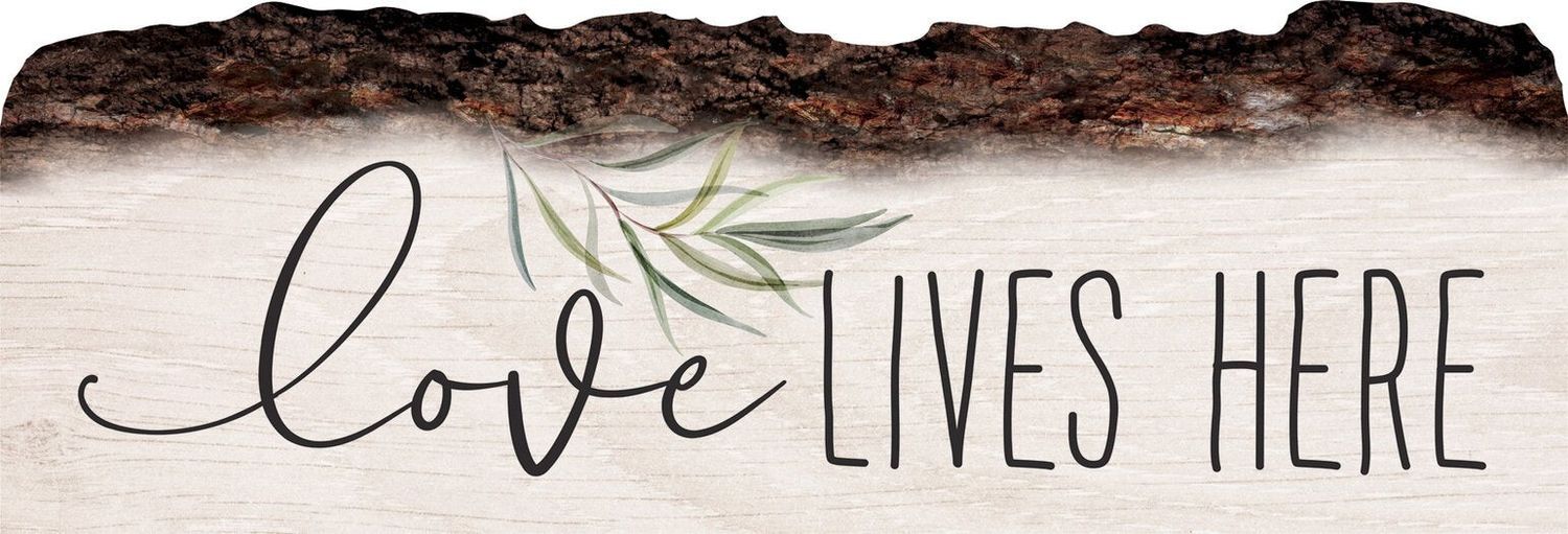 Love Lives Here Barky Sign