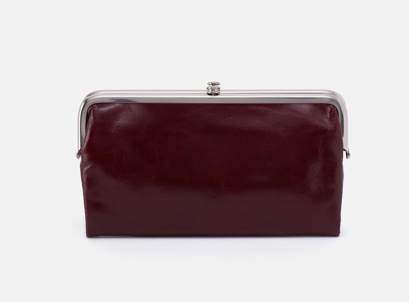 Lauren Continental Wallet in Merlot