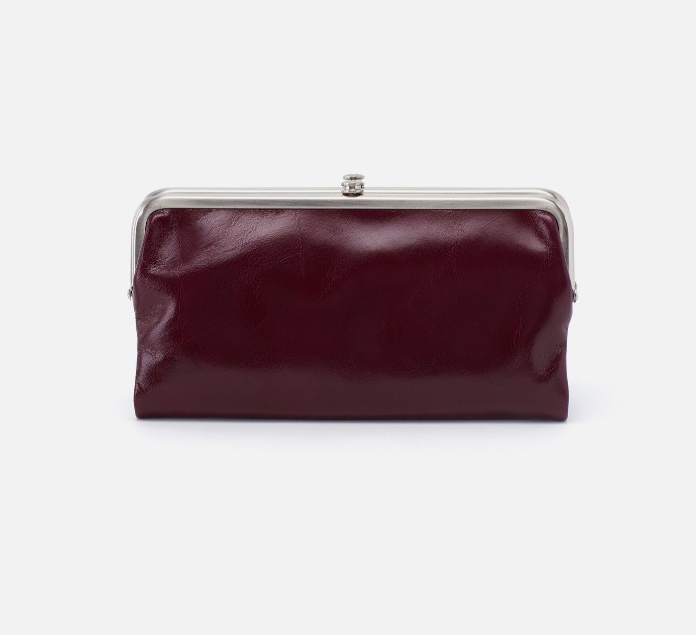 Lauren Clutch Wallet in Eggplant