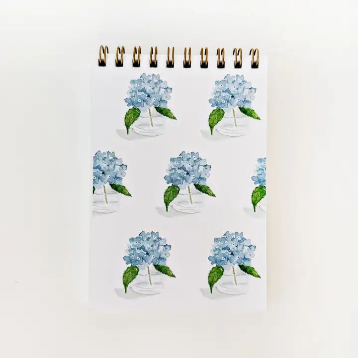 Mini Jotter Notepad - Hydrangea