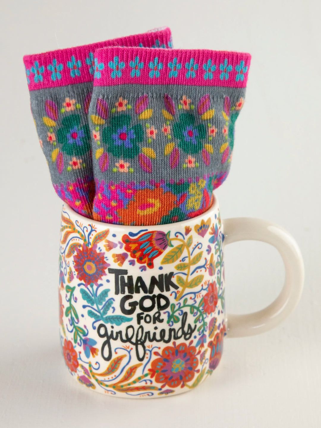 Mug &amp; Sock Set (Thank God for Girlfriends)