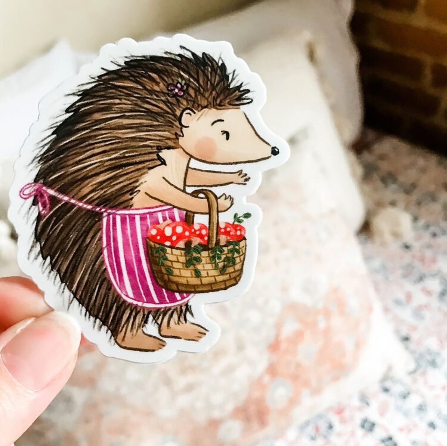 Mrs. Hedgehog Sticker